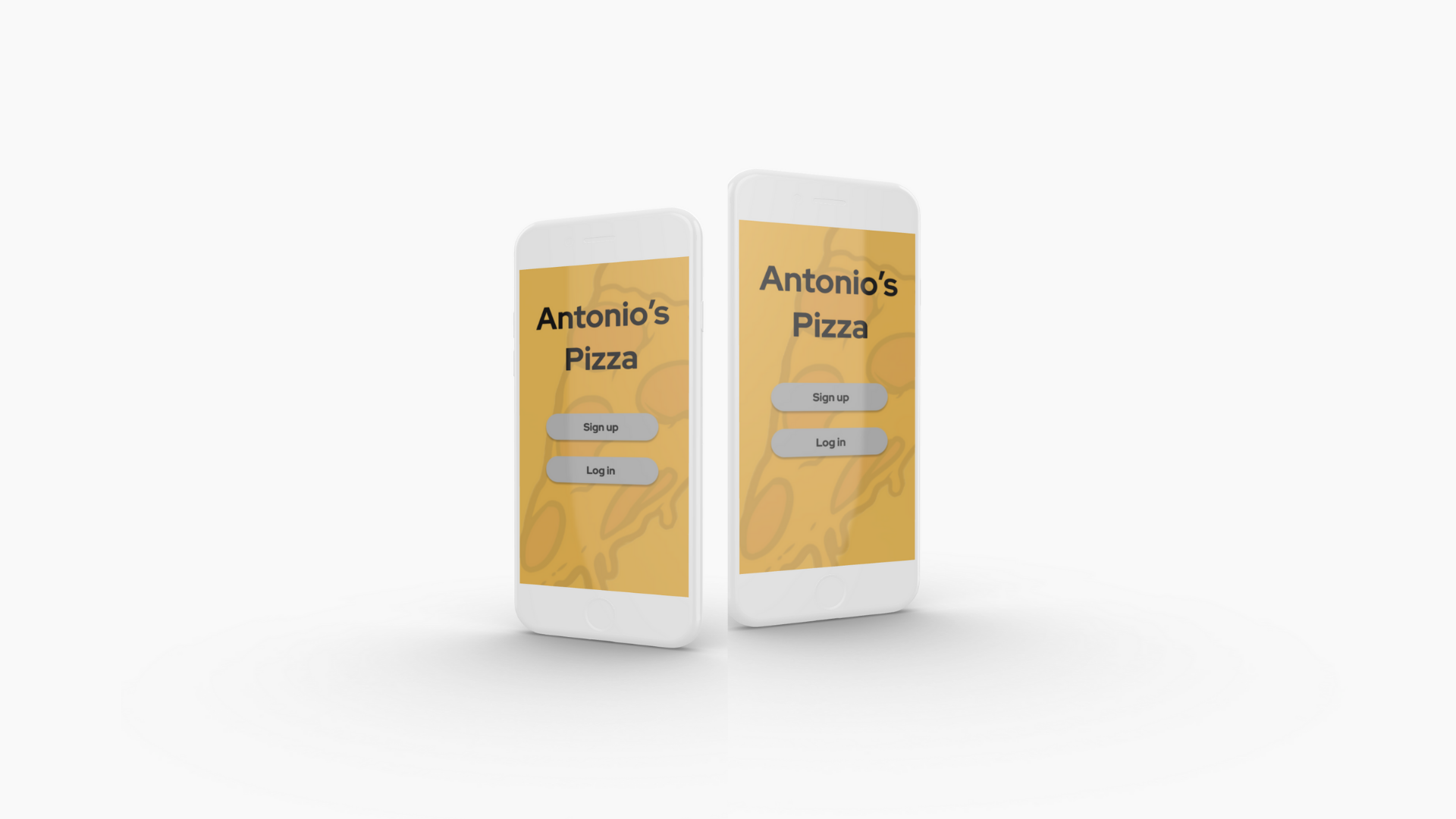 Antonio's Pizza App Mockup